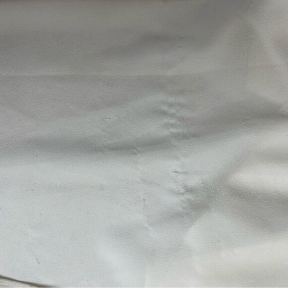 Belle Badgley Mischka Crochet Lace Sleeveless Maxi Chiffon Ivory Dress 10 FLAWS - Picture 7 of 15